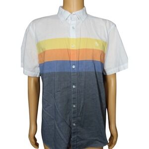 Munsingwear Shirt‎ Size XL Logo Penguin Short Sleeve  Button Down